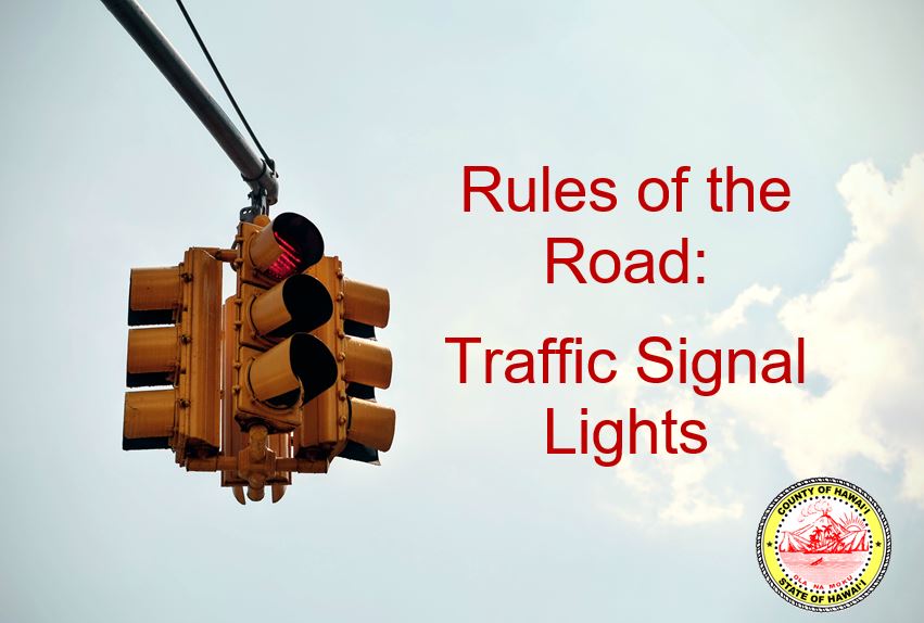 Rules of the Road Traffic Signal Rules