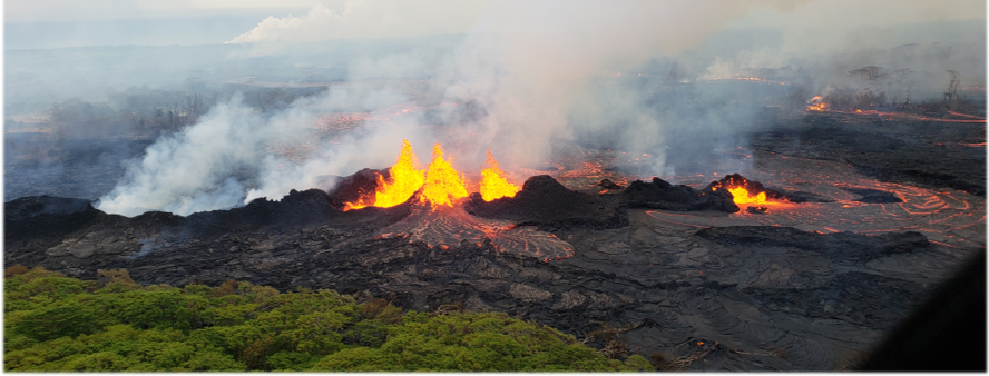 lava fountains